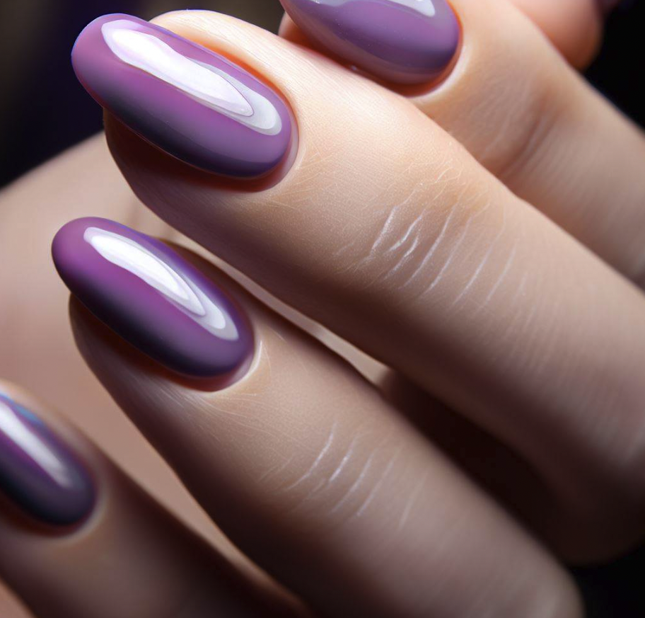 Simple Designs for Purple Nails