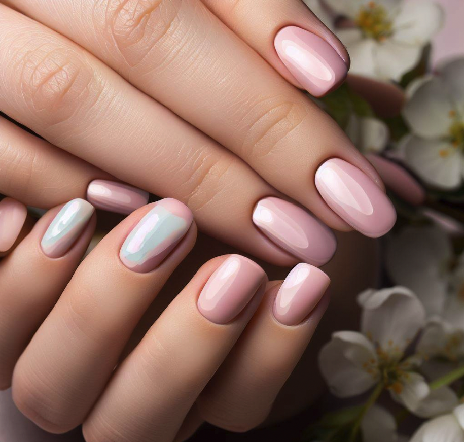 Simple Designs for Spring Nails