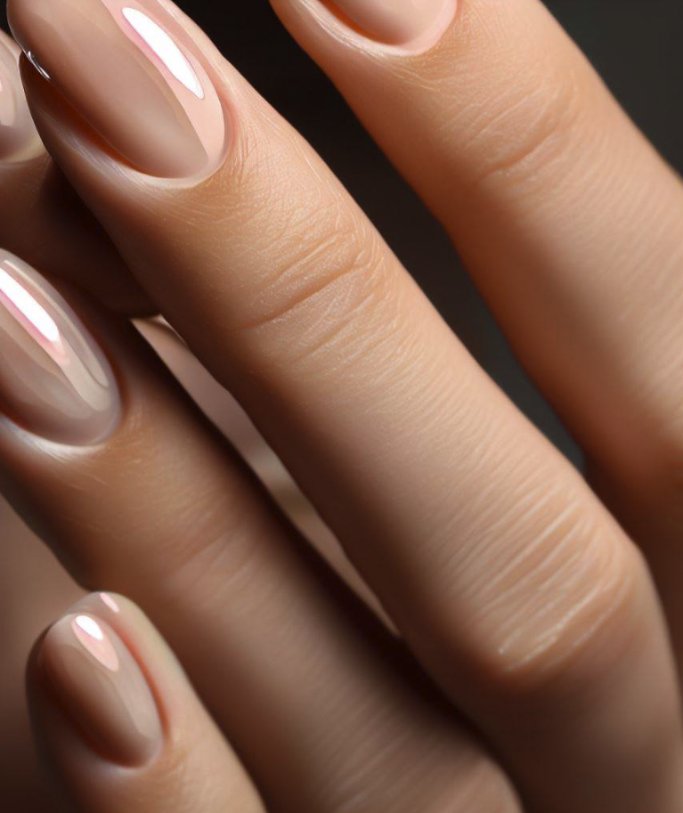 Cute Nude Nails